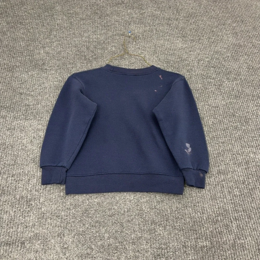 Academy of Notre Dame Soffe Sweatshirt Youth M Blue Cotton Blend School Crewneck